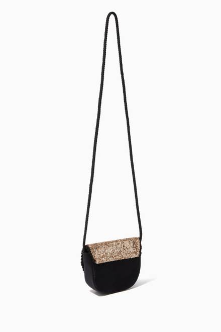 hover state of Glitter Cord Strap Bag