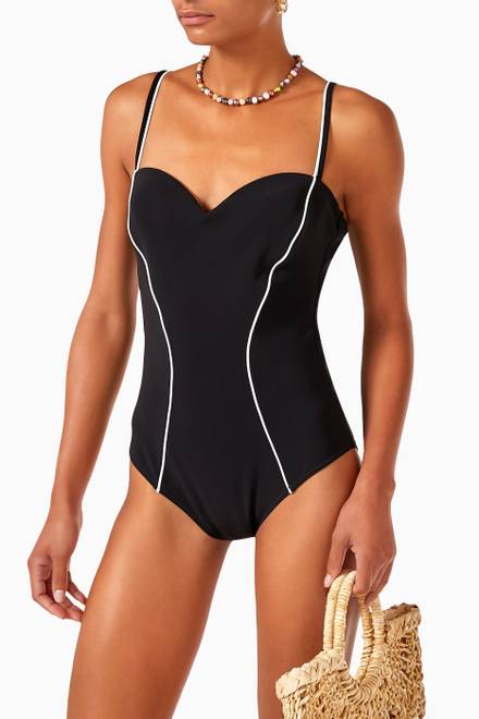 hover state of Claudina One Piece Swimsuit 