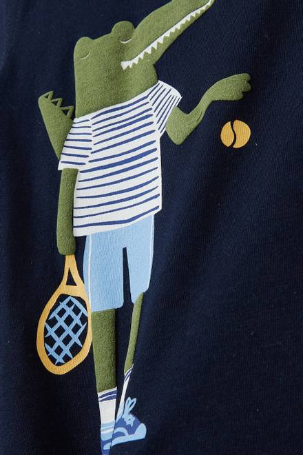 hover state of Tennis Crocodile T-shirt in Jersey