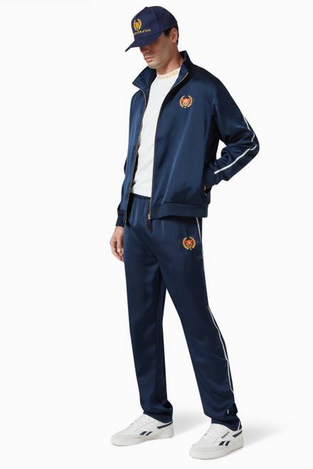 hover state of Academy Crest Track Pants in Satin