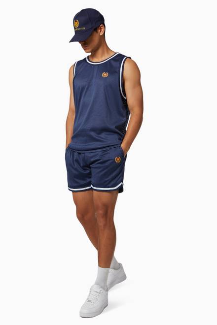 hover state of Embroidered Crest Basketball Jersey  