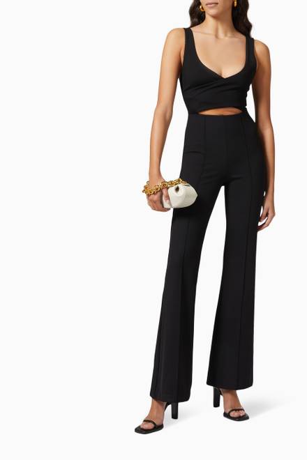hover state of Reno Jumpsuit in Spandex  
