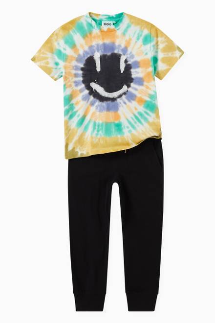 hover state of Roxo Tie Dye T-Shirt in Organic Cotton
