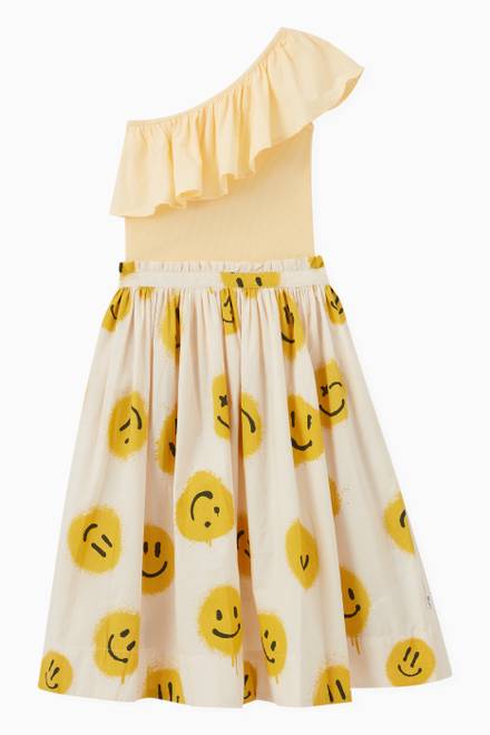 hover state of Smiley Face Skirt in Poplin 