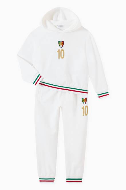 hover state of Italia Hoodie in Cotton Jersey