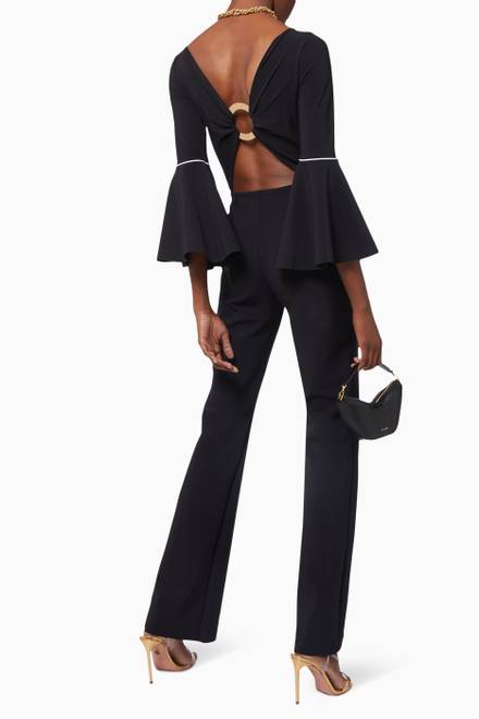 hover state of Beybey Jumpsuit in Crepe  