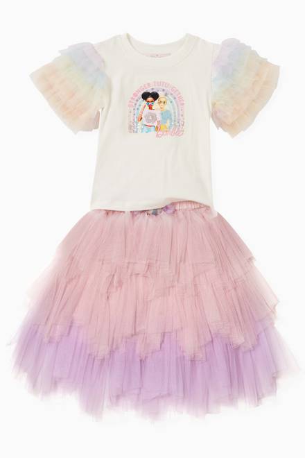 hover state of Barbie Tutu-gether Top in Cotton Jersey