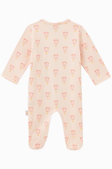 hover state of All-over Giraffe Print Pyjama in Cotton 