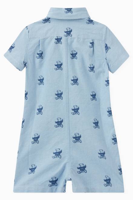 hover state of Polo Bear Romper in Cotton