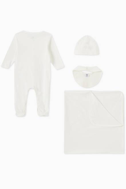 hover state of 4-Piece Baby Clothing Set in Organic Cotton  