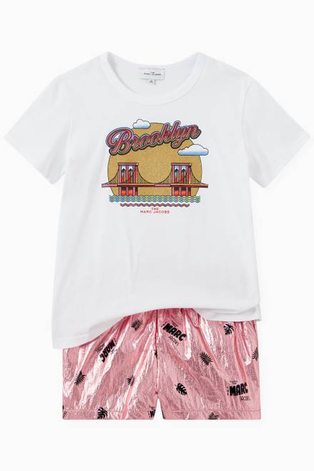 hover state of Graphic Print T-Shirt in Cotton   