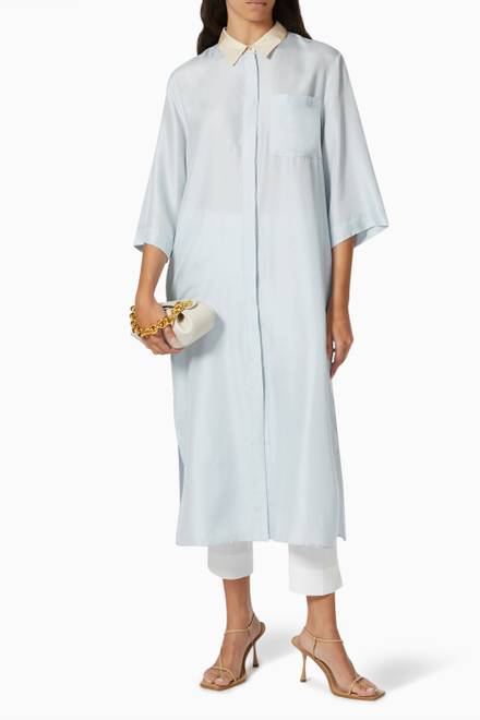 hover state of Shirt Tunic in Silk   