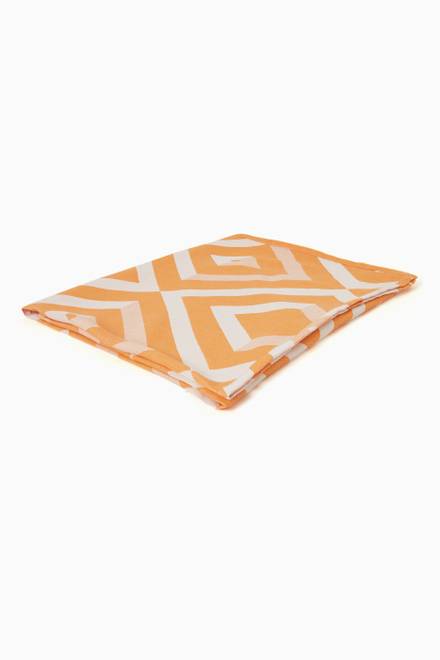 hover state of Beach Towel in Angra Print Jacquard  