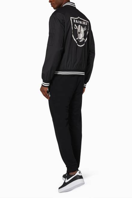 hover state of Raiders Bomber Jacket in Technical Fabric
