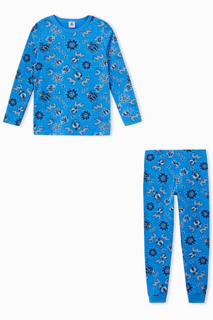hover state of Bandanna Print Pyjama Set in Cotton