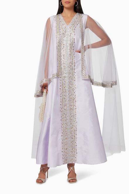 hover state of Marquee Kaftan in Silk   