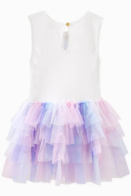 hover state of Violets Dress in Stretch Nylon & Tulle