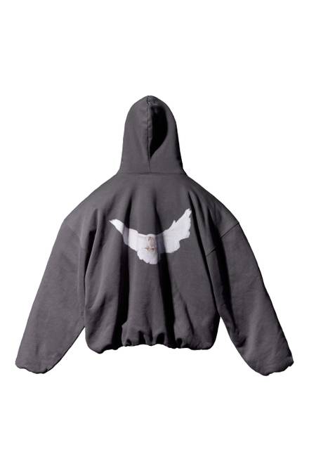 hover state of Dove Hoodie in Cotton Fleece      