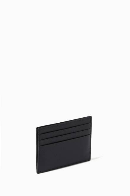 hover state of Cash Card Holder in Grained Calfskin      