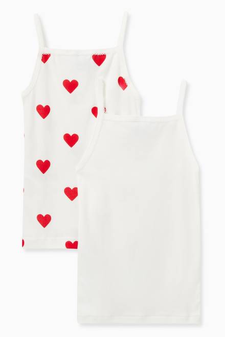 hover state of Heart Chemise Top in Cotton