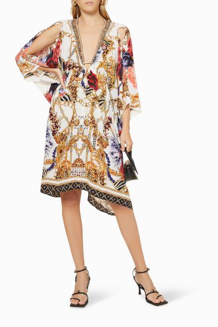 hover state of Reign Supreme Kaftan in Silk 