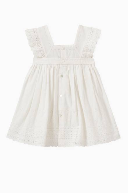 hover state of Alexandrina Ruffled Dress in Cotton