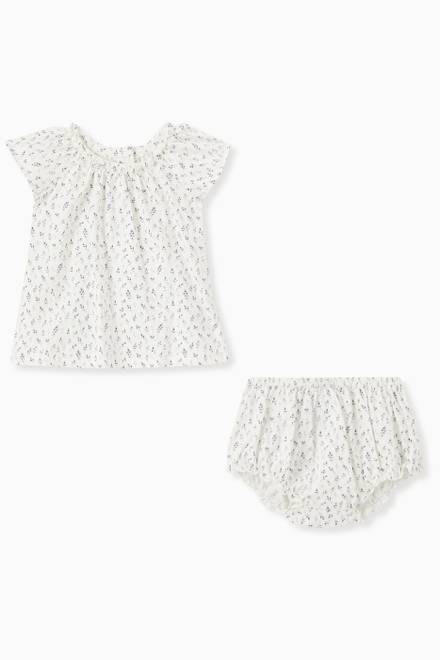 hover state of Amissa Top and Bloomer Set in Cotton