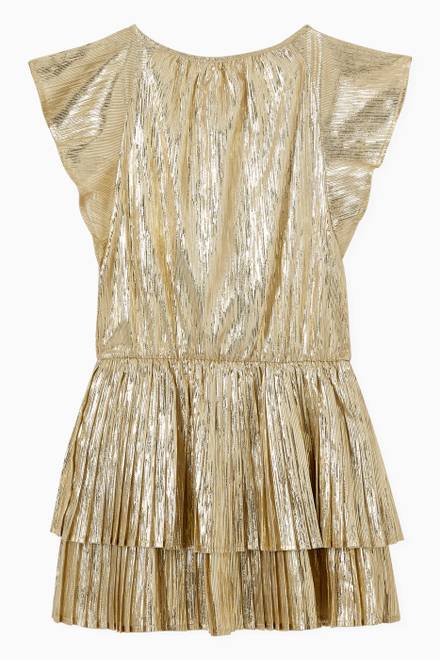 hover state of Metallic Dress in Viscose