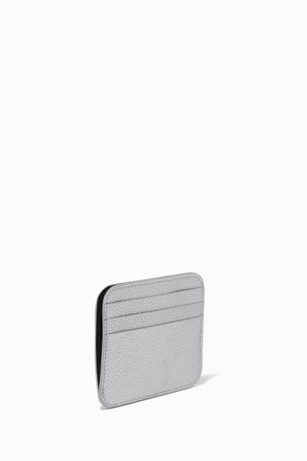 hover state of Cash Cardholder in Metallic Grained Calfskin    