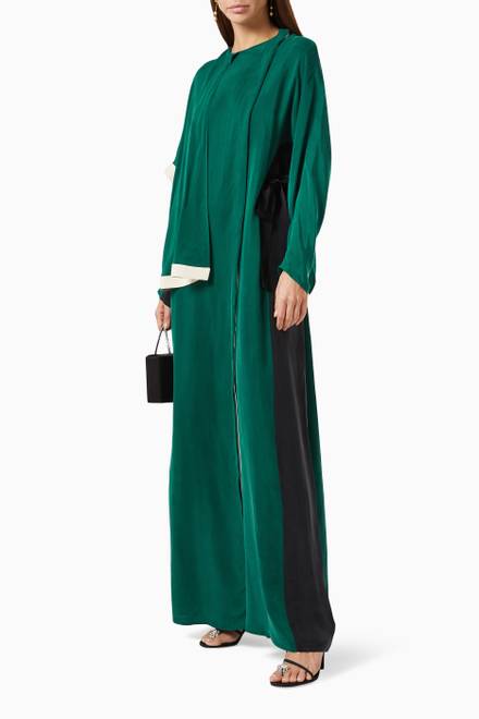 hover state of Long Sleeve Cape Dress