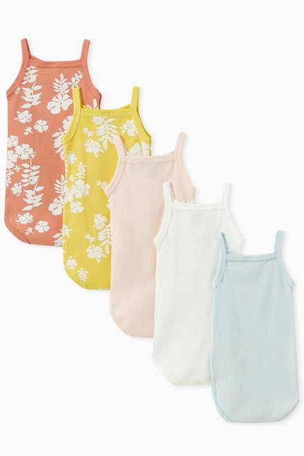 hover state of 5-Pack Hawaiian Bodysuit in Cotton