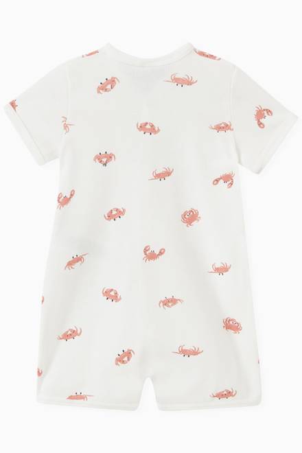 hover state of Crab Theme Playsuit in Cotton