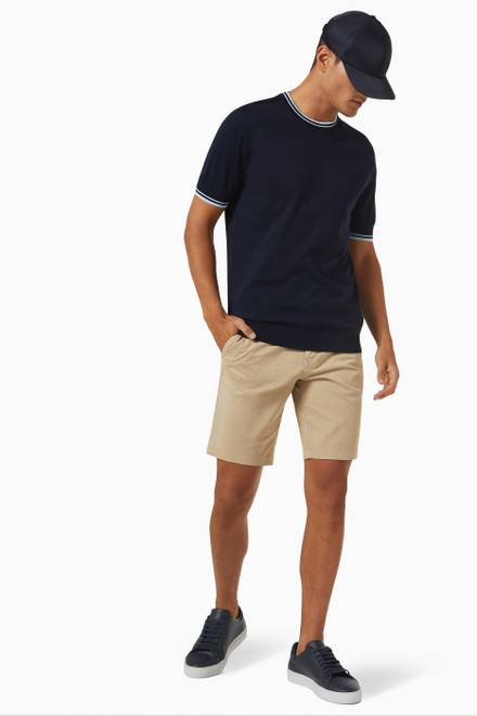 hover state of Slim-fit Chino Shorts in Cotton  