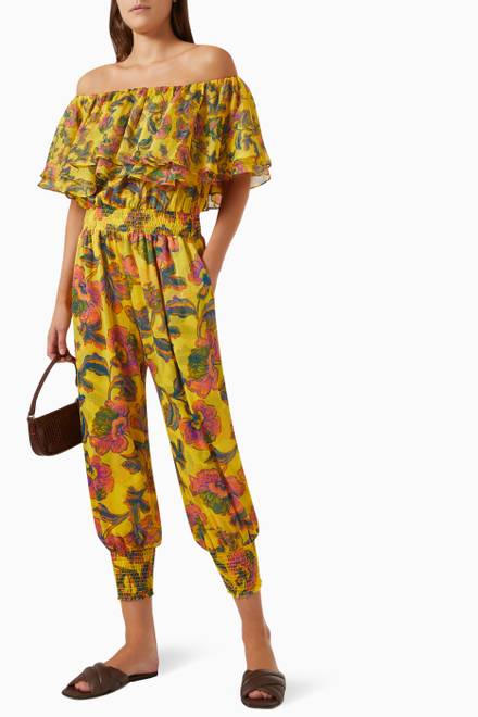 hover state of Bita Jumpsuit in Chiffon