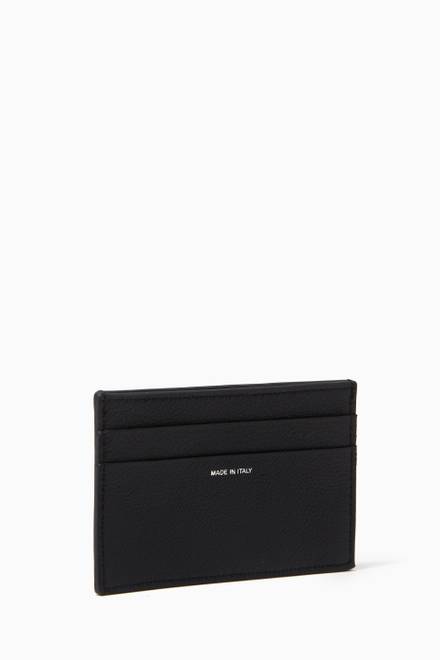 hover state of Signature Logo Cardholder in Leather   