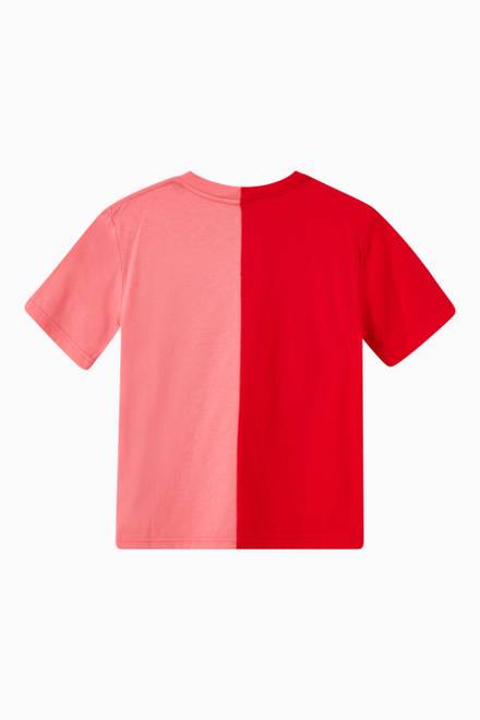 hover state of Bi-colour T-shirt in Cotton      