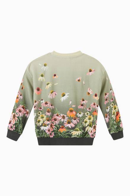 hover state of Mika Printed Sweatshirt in Organic Cotton  