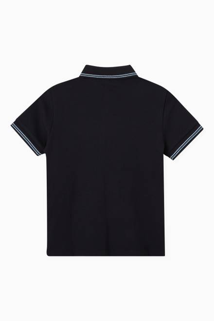 hover state of Logo Polo T-shirt in Cotton