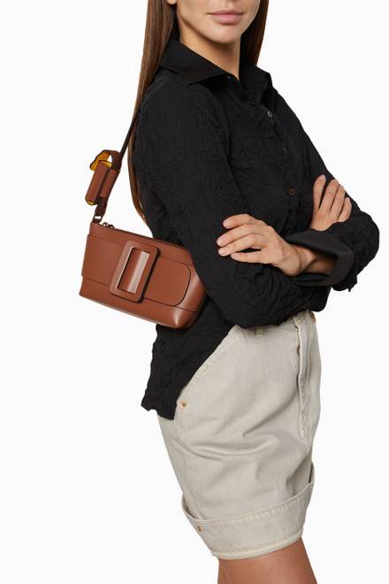 hover state of Pouchette Shoulder Bag in Palmellato Leather      