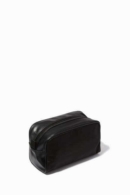 hover state of Graphic Print Wash Bag in PU and Nylone