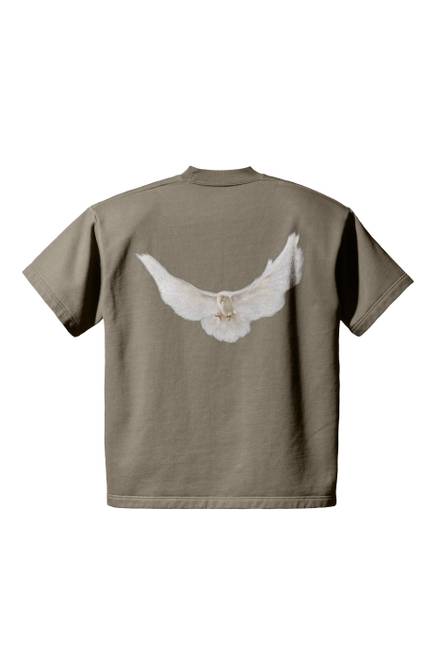 hover state of Dove T-shirt in Cotton Fleece   