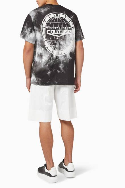 hover state of Space Couture Print T-shirt in Cotton Jersey