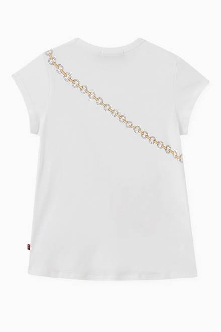 hover state of Teddy Bag Print T-shirt in Cotton