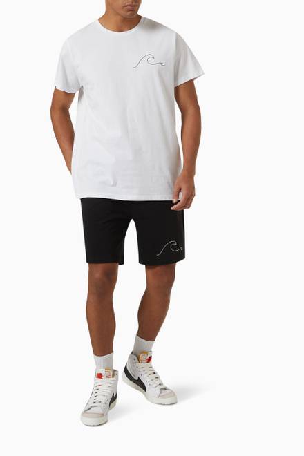 hover state of Wave Sweat Shorts in Cotton 