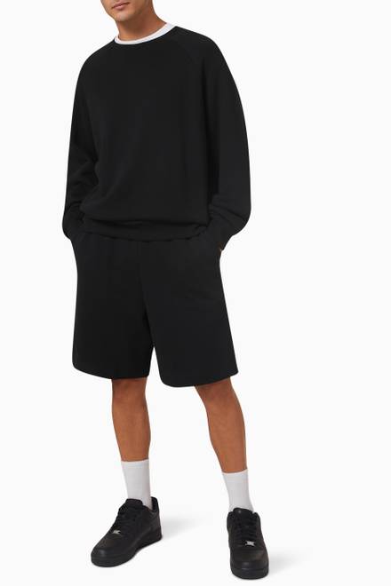 hover state of Sweatshorts in Organic Cotton Carded Jersey 
