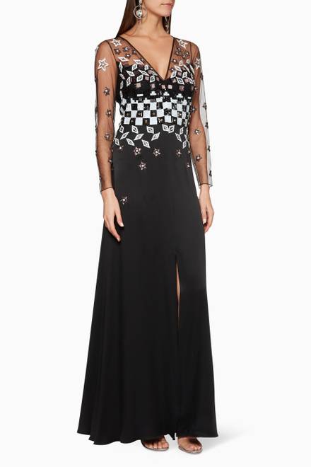 shop temperley london purple pale-lilac starlet wrap dress for