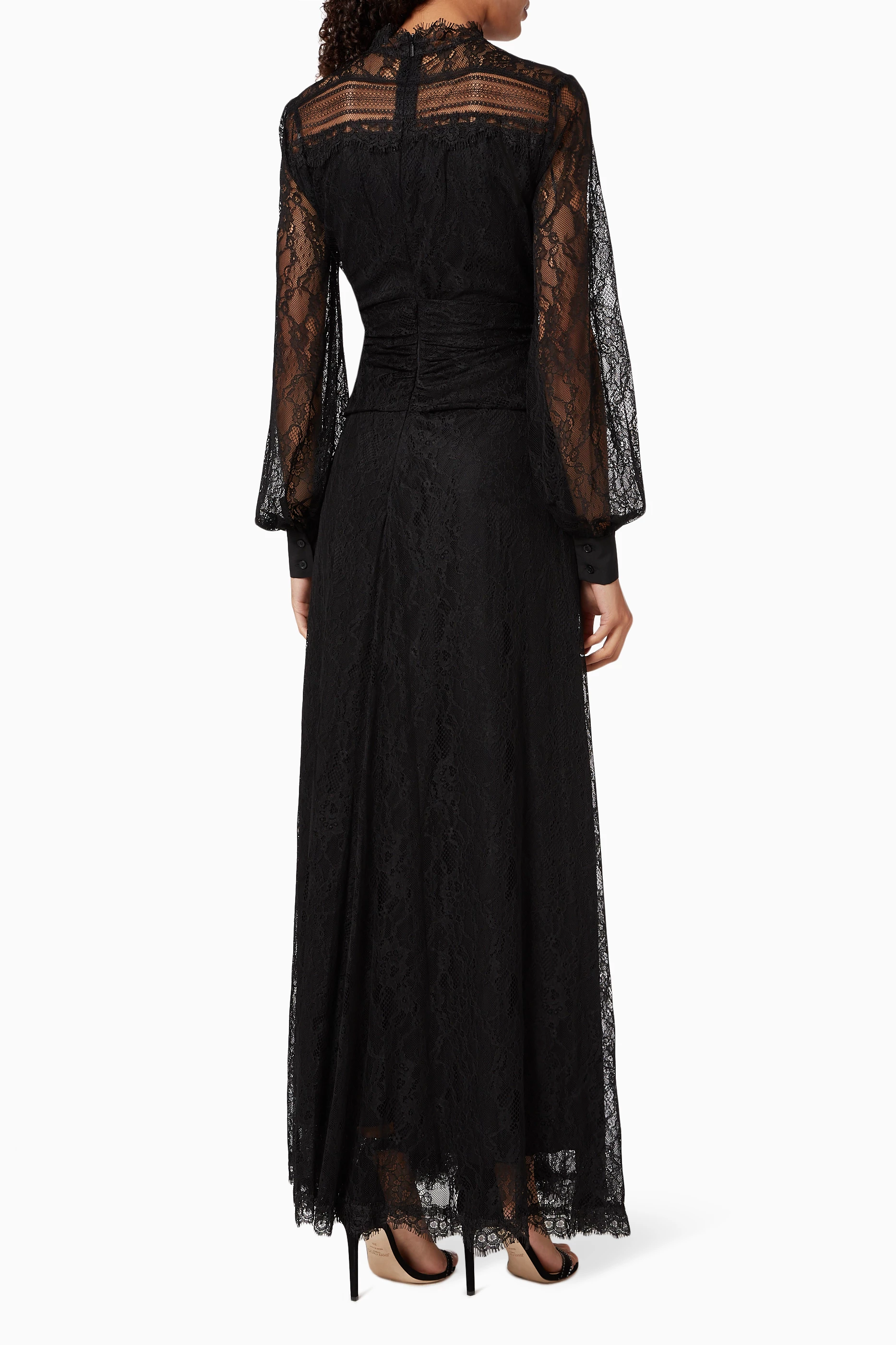 Full launch unrelated تسوق فستان سبوزاري طويل بدانتيل بينكو أسود للالنساء | اُناس المملكة العربية  السعودية
