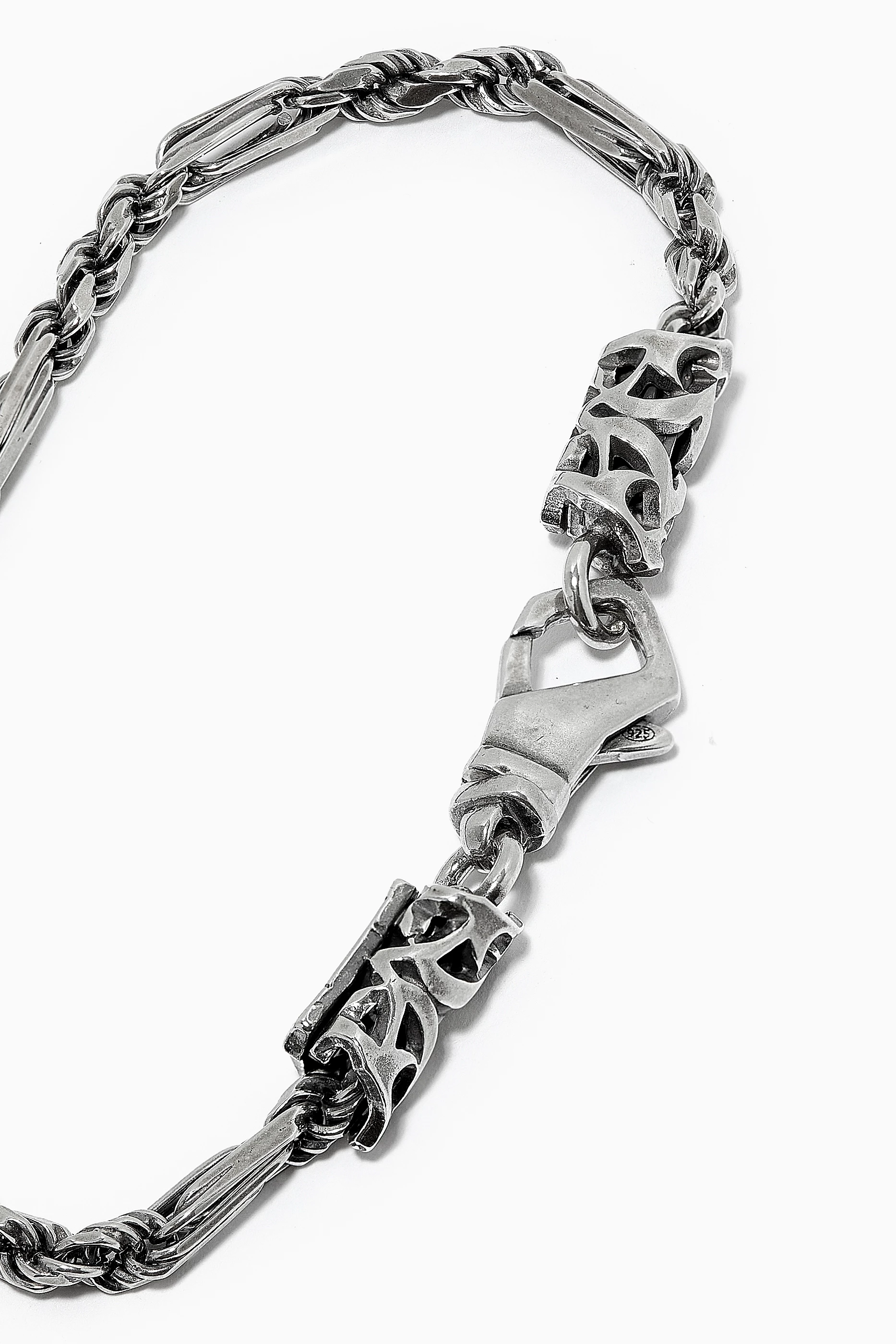Emanuele Bicocchi Chainlink Bracelet in Silver Mens Jewellery Bracelets Metallic for Men 